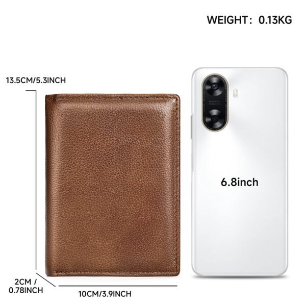 MARRANT Genuine Leather RFID Blocking Wallet for Men - 图片 5
