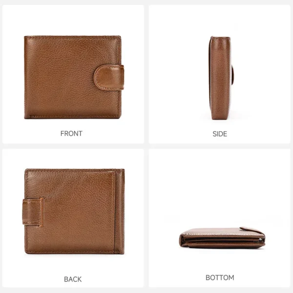 MARRANT Slim Bifold Leather Wallet For Men - 图片 7
