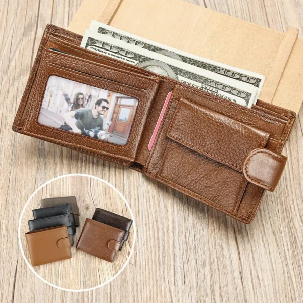 MARRANT Slim Bifold Leather Wallet For Men - 图片 4