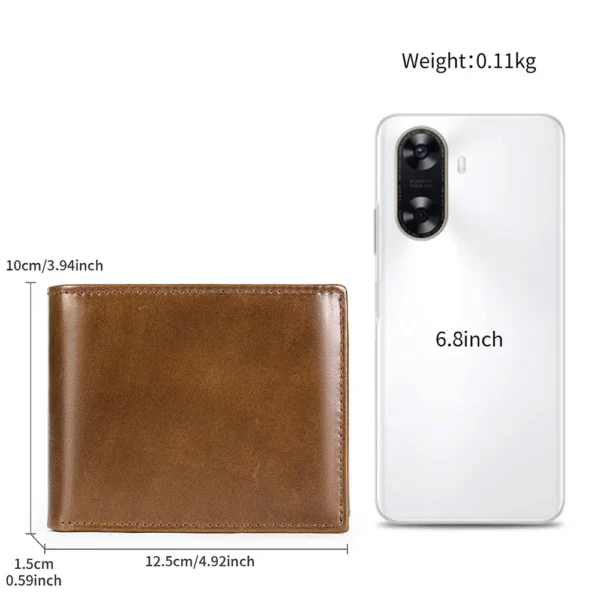 MARRANT Anti-theft Card Holder Wallet Genuine Leather Wallet for Men - 图片 6