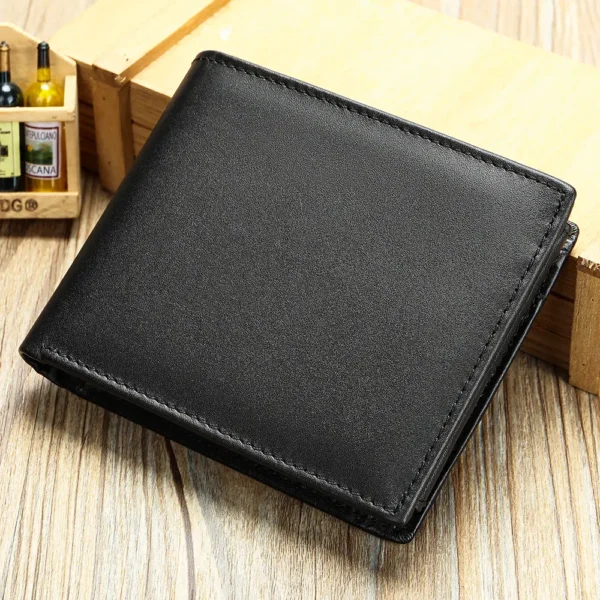 MARRANT Anti-theft Card Holder Wallet Genuine Leather Wallet for Men - 图片 2