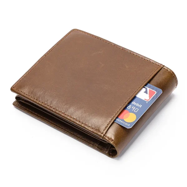 MARRANT Anti-theft Card Holder Wallet Genuine Leather Wallet for Men - 图片 7